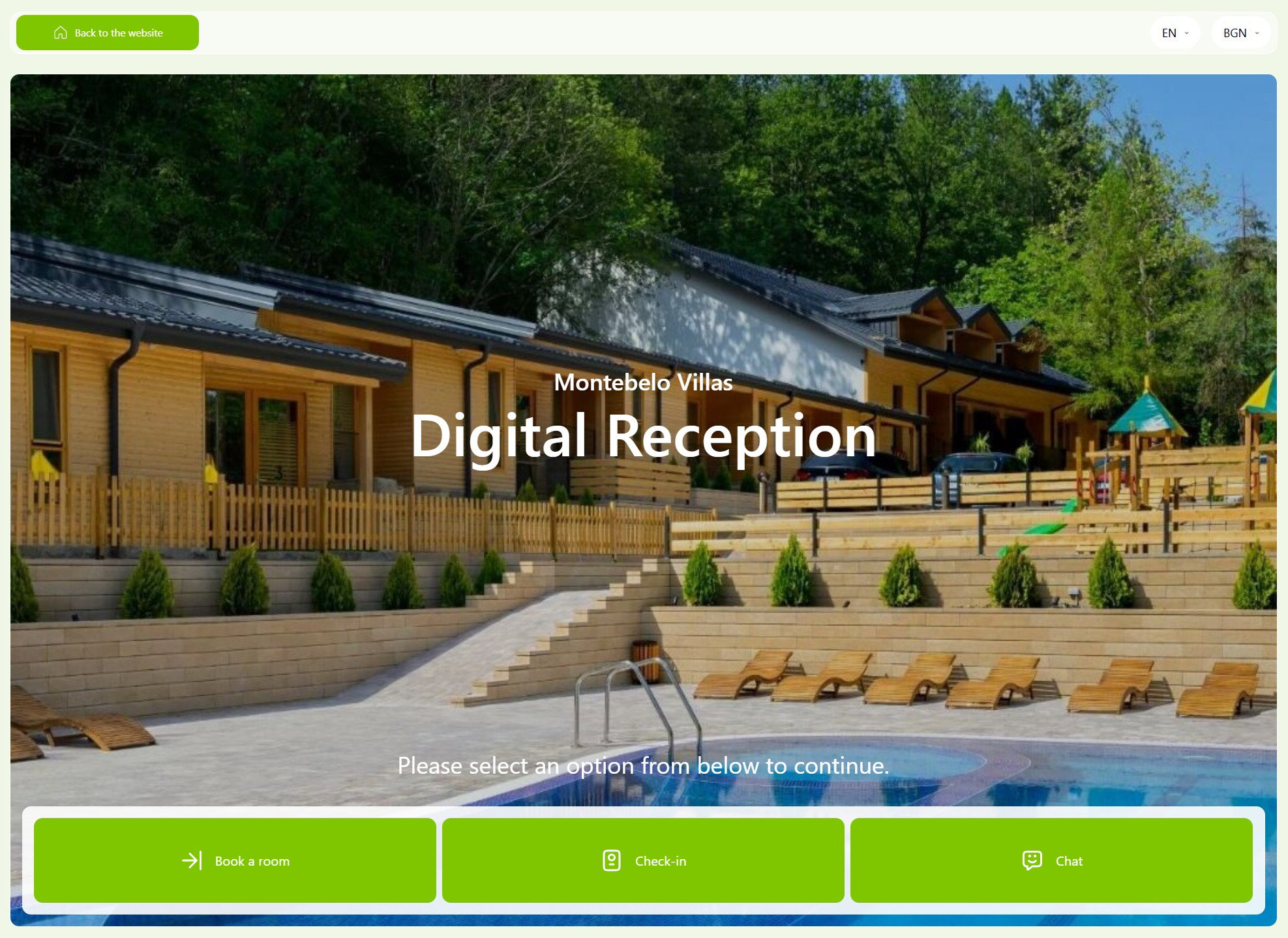 Digital Reception in Inntelligent platform