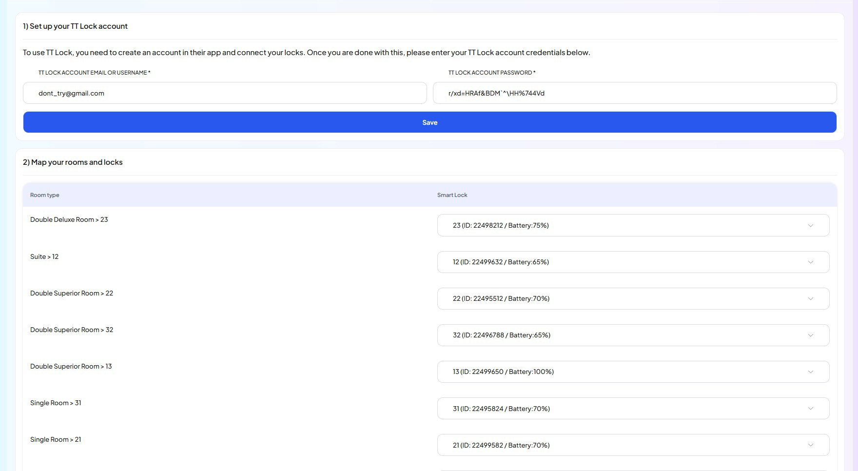 Integrations in Inntelligent platform
