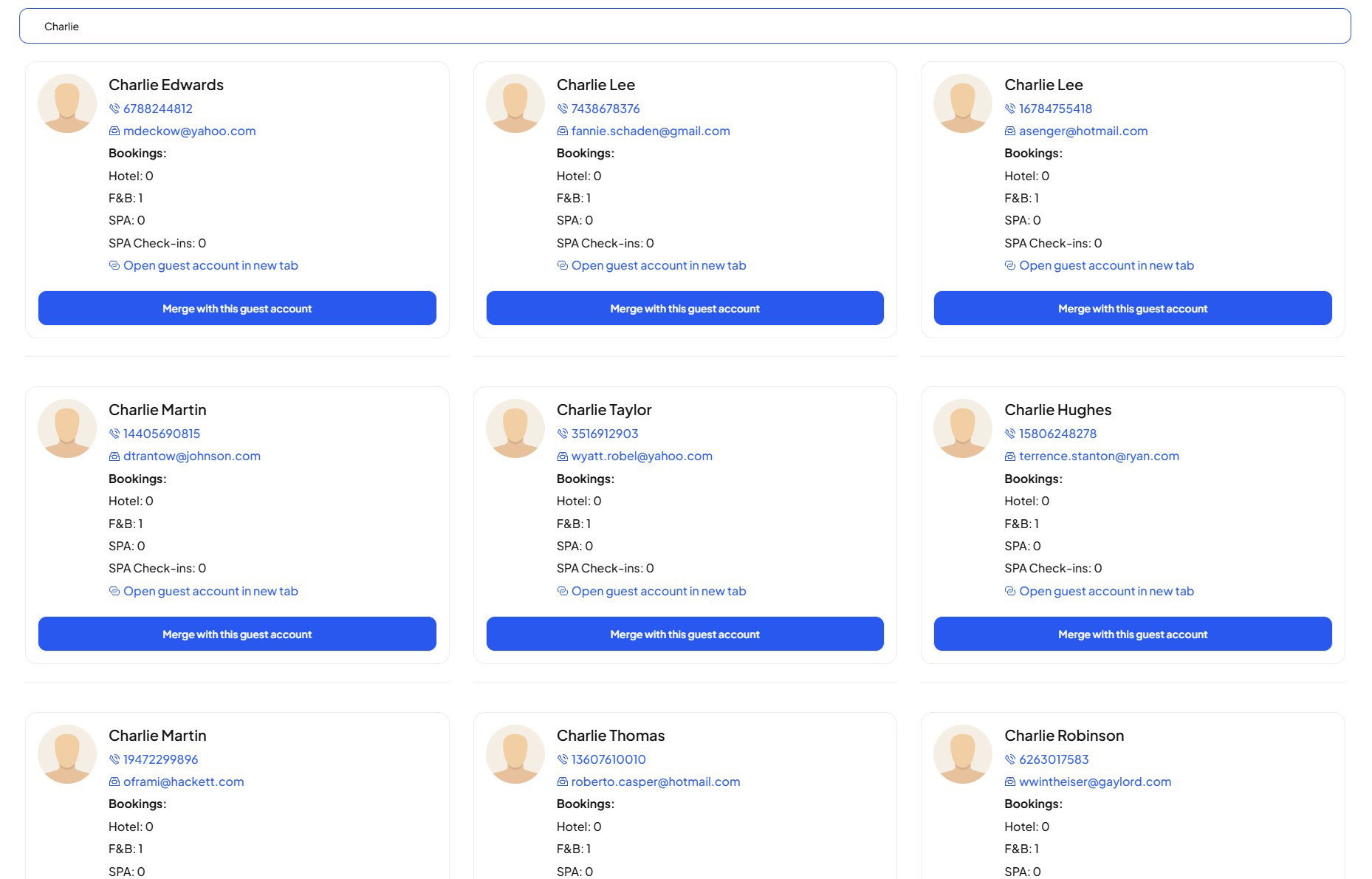 Quick Search & Find in Inntelligent platform