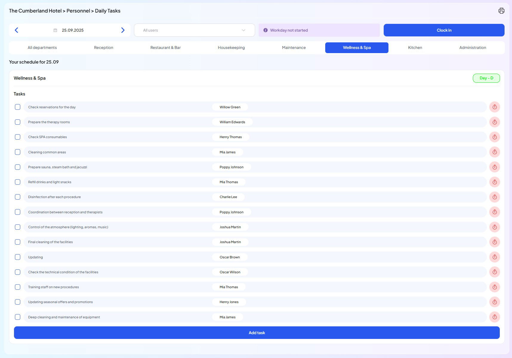 Daily Tasks & Automation