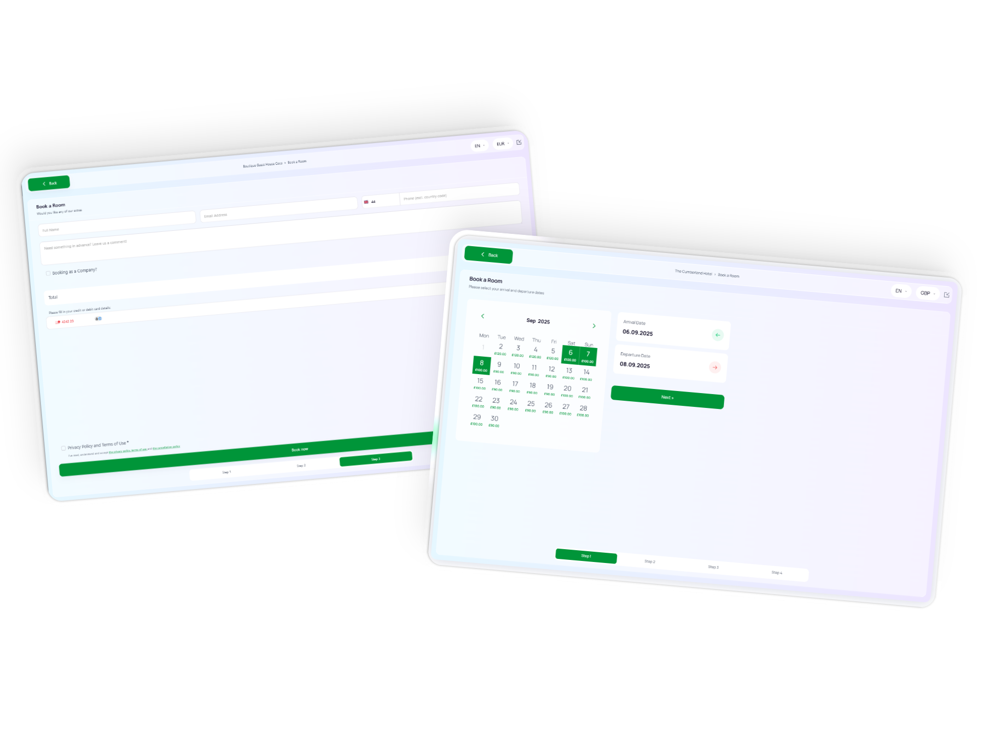 Резервационна система в платформата Inntelligent