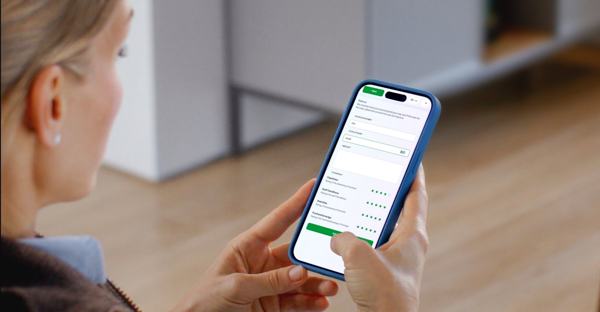 Guest Feedback in Inntelligent platform