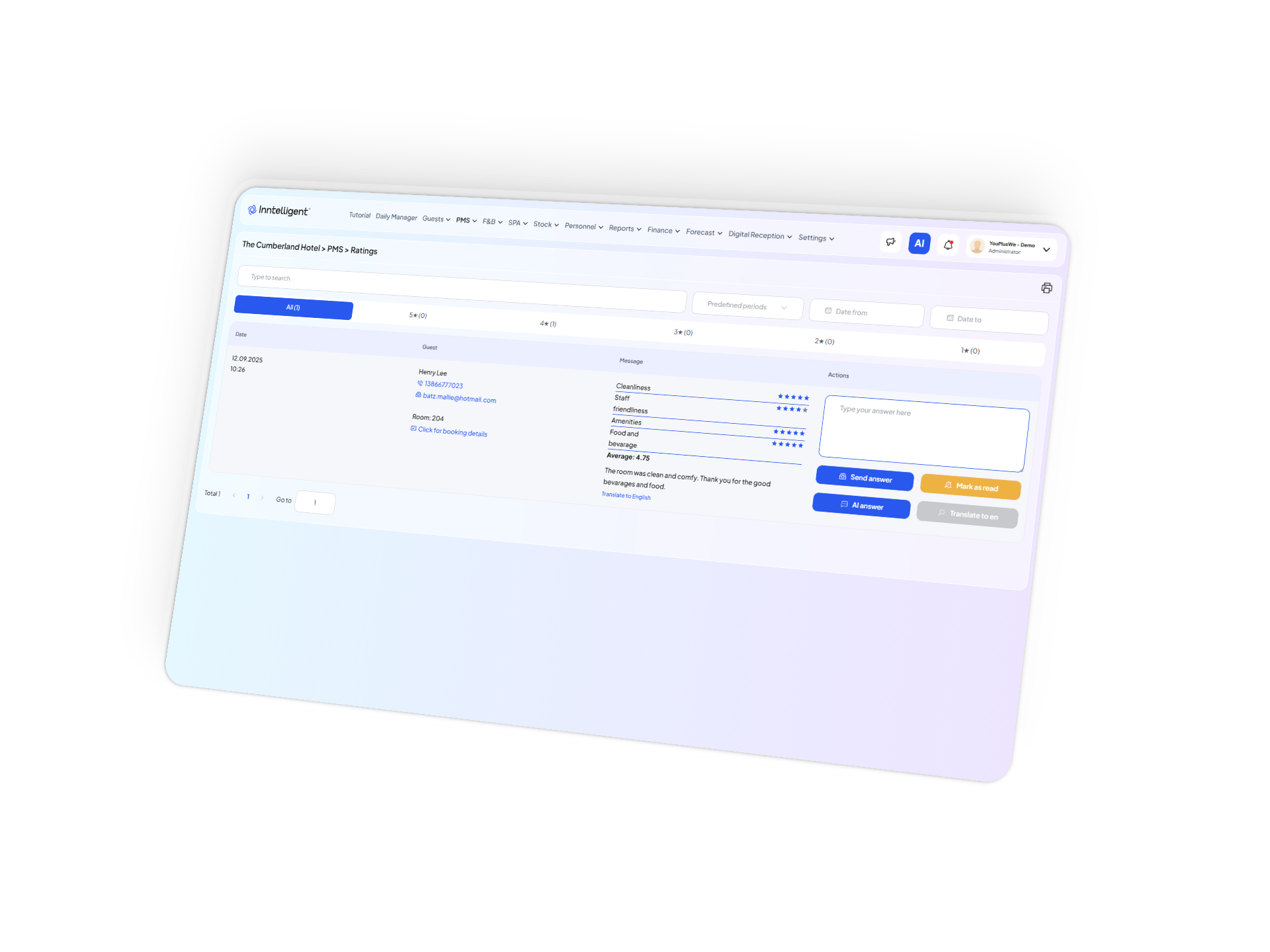 Прозрения и екипна отговорност в платформата Inntelligent