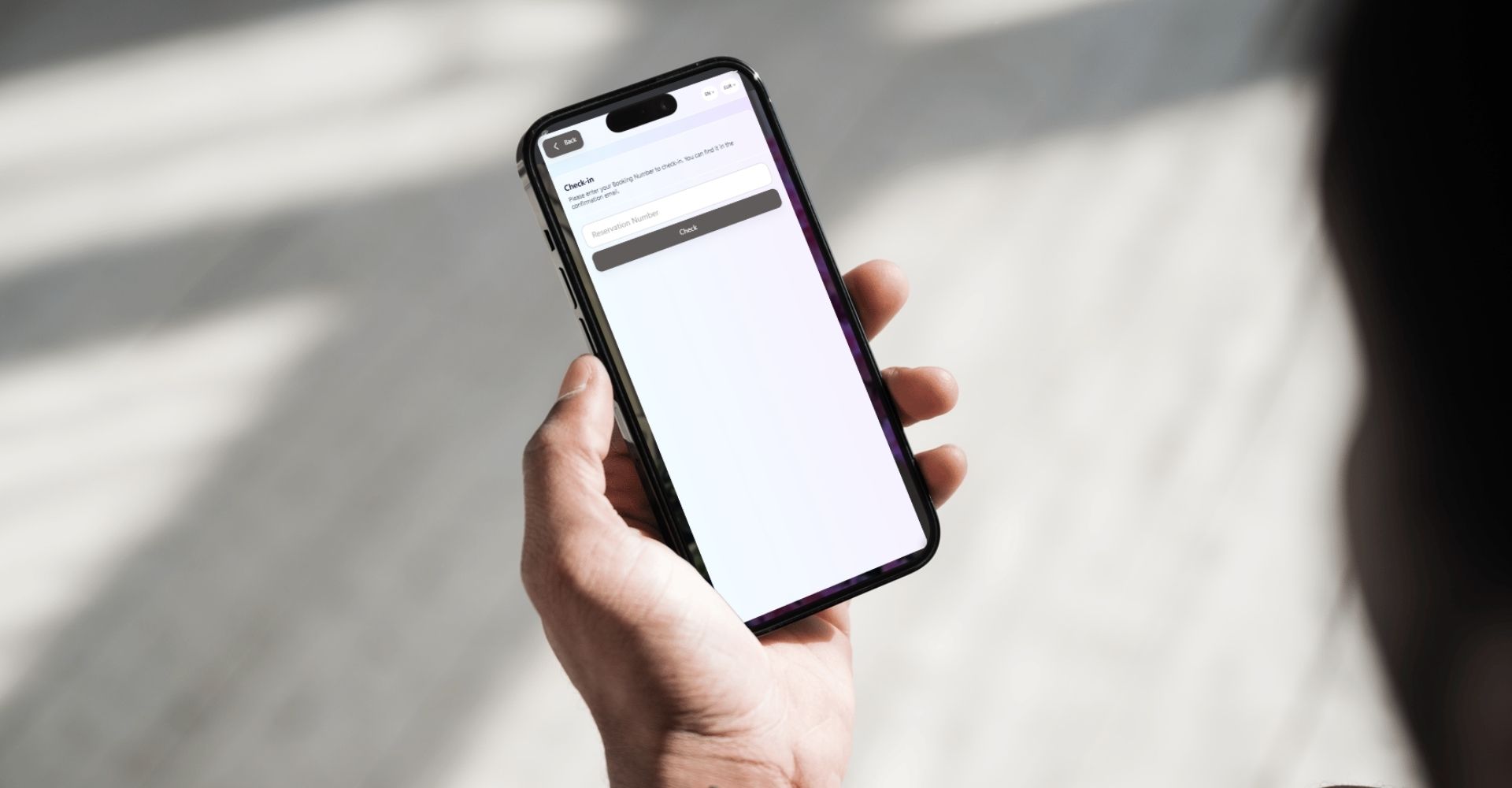 Inntelligent Digital Check-In / QR Check-In software interface