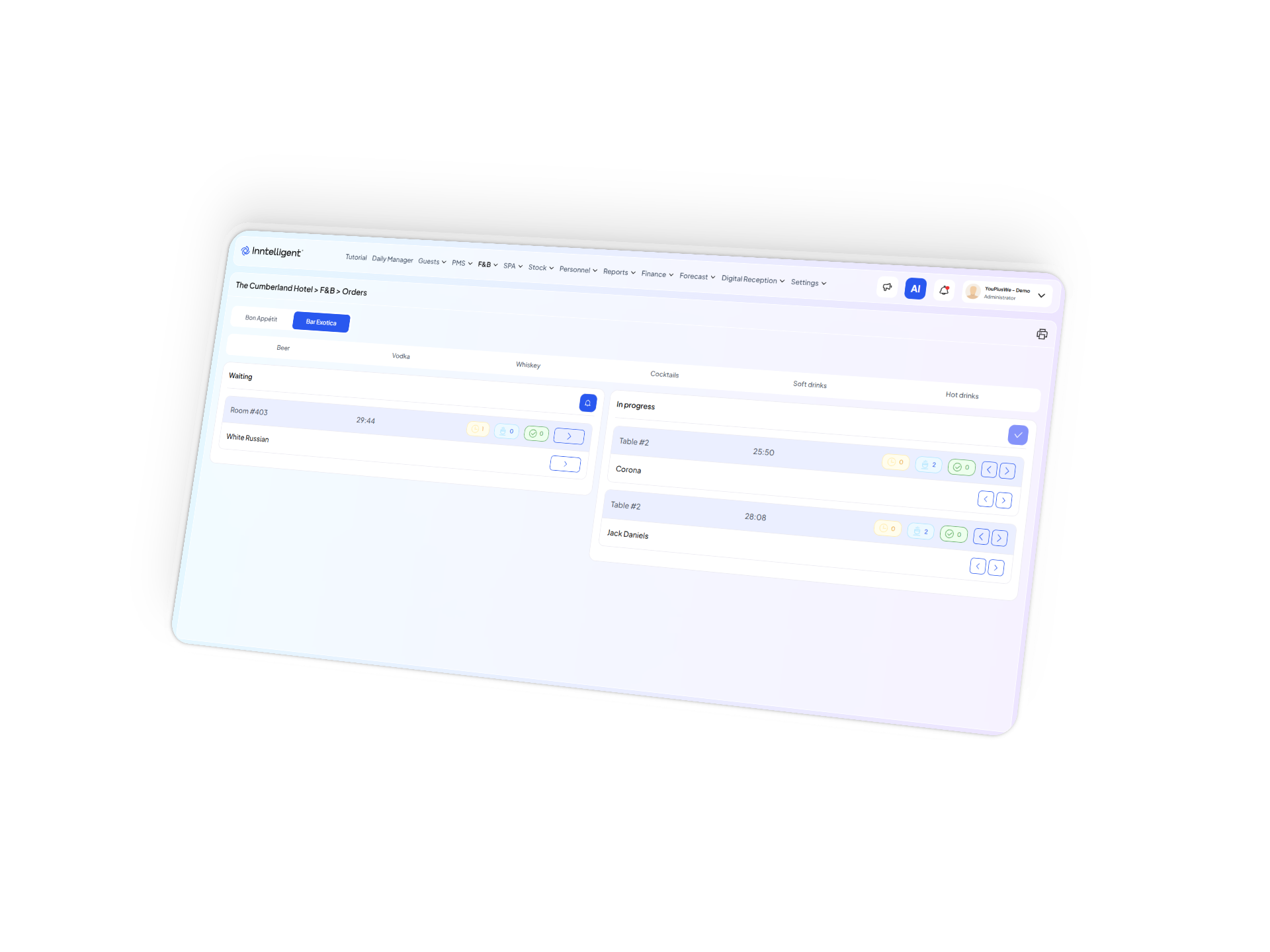 Безпроблемни операции във всички търговски обекти в платформата Inntelligent