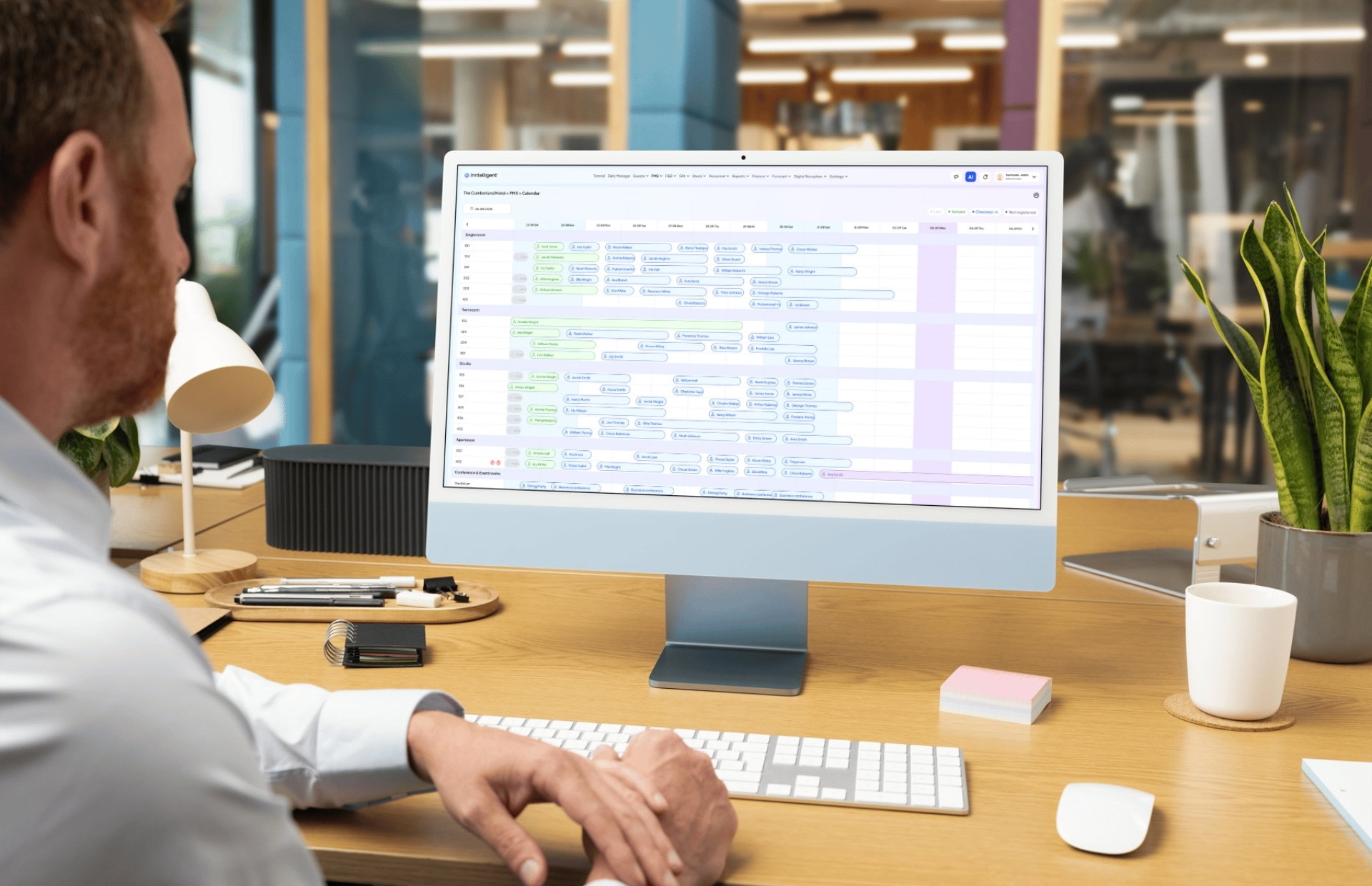 Inntelligent Property Management System software interface
