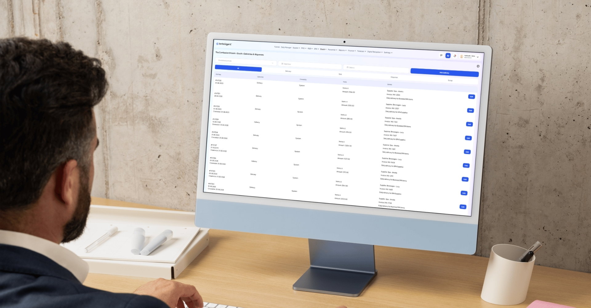 Warehouse & Stock Control in Inntelligent platform